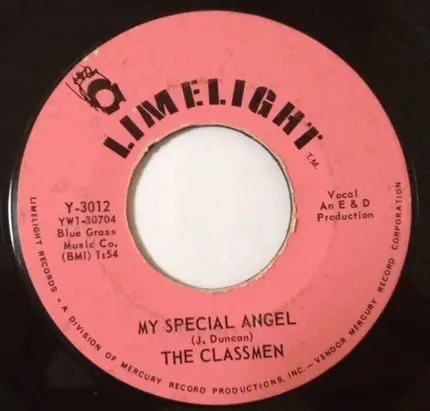 The Classmen - My Special Angel / Love Is Gone