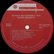 LP - The Claude Williamson Trio - 'Round Midnight - Mono, Insert