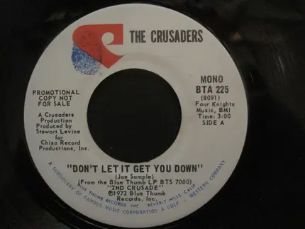 The Crusaders - Don't Let It Get You Down / Journey From Within