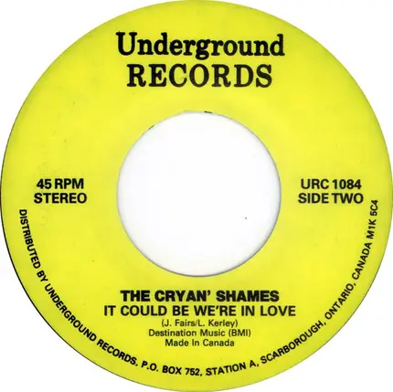 The Cryan' Shames - Sugar And Spice