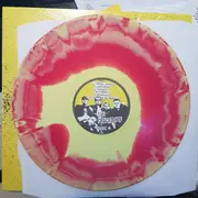 LP - The Crackdown Vs. Hiroshima Mon Amour - Broken Guitars And Trashy Bars - Pink yellow marbled vinyl