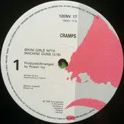 12inch Vinyl Single - The Cramps - Bikini Girls With Machine Guns - poster sleeve