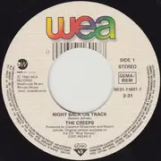 7inch Vinyl Single - The Creeps - Right Back On Track