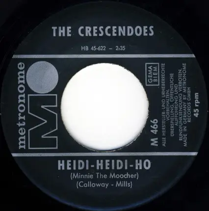 The Crescendoes - Heidi-Heidi-Ho