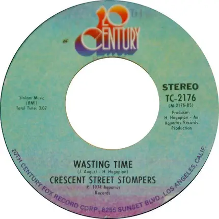 The Crescent Street Stompers - Judy Played The Juke Box / Wasting Time