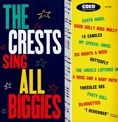 The Crests - The Crests Sing All Biggies