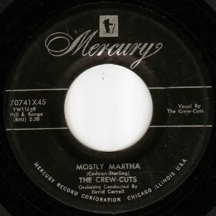 The Crew Cuts - Angels In The Sky / Mostly Martha