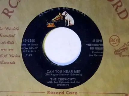 The Crew Cuts - Fraternity Pin / Can You Hear Me?