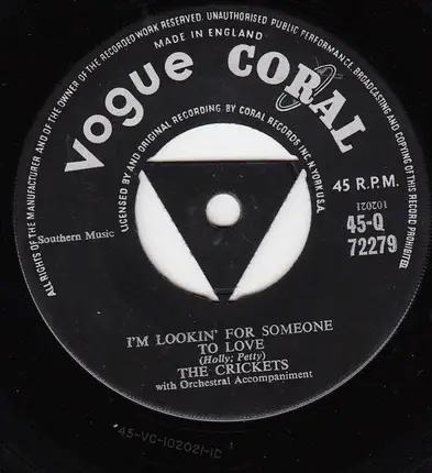 The Crickets - I'm Lookin' For Someone To Love
