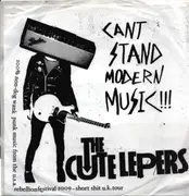 LP - The Cute Lepers - Cant Stand Modern Music!!! - Yellow Clear Vinyl