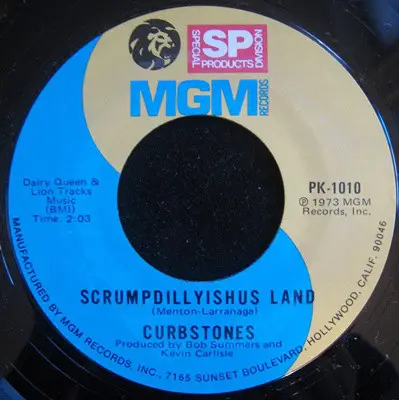 The Curbstones , The Edith Norberg Choraleers - Srumpdillyishus Land / Sweet Tooth