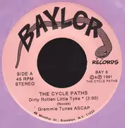 7inch Vinyl Single - The Cycle Paths - Dirty Rotten Little Tyke - Purple Marble