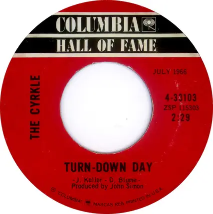 The Cyrkle - Red Rubber Ball / Turn-Down Day