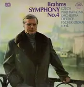 LP - The Czech Philharmonic Orchestra , Dietrich Fischer-Dieskau - Johannes Brahms - Symphony No.4