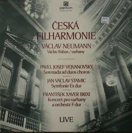 Vejvanosvsky / Stamic / Brixi - Serenada ad Duos Choros / Symfonie Es dur / Koncert pro varhany a orchestr F dur