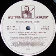 LP - The Amazing Mr Smith - Normal Service Will Be Resumed As Soon As Possible