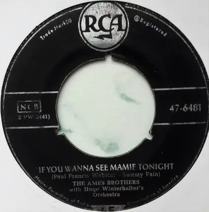 The Ames Brothers - It Only Hurts For A Little While
