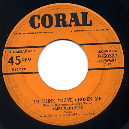 The Ames Brothers - Oh Babe!