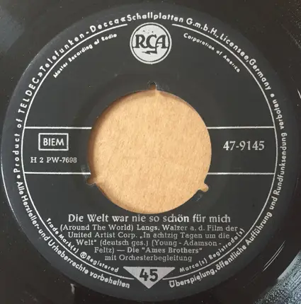 The Ames Brothers - Sayonara