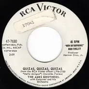 The Ames Brothers with Esquivel And His Orchestra - Me Lo Dijo Adela / Quizas, Quizas, Quizas