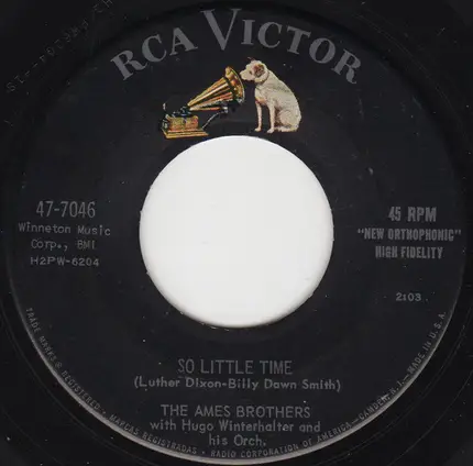 The Ames Brothers With Hugo Winterhalter Orchestra - Melodie D'Amour