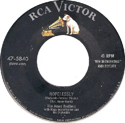 The Ames Brothers With Hugo Winterhalter Orchestra - One More Time