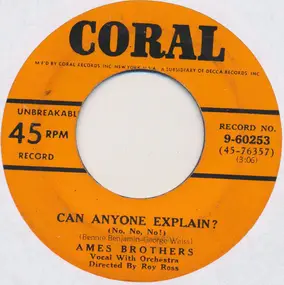 The Ames Brothers - Can Anyone Explain? / Sittin' 'N Starin' 'N Rockin'