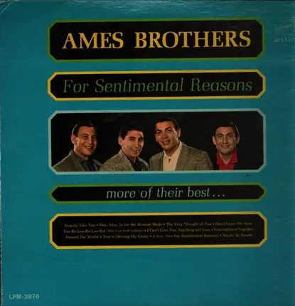 The Ames Brothers - For Sentimental Reasons