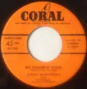 7inch Vinyl Single - The Ames Brothers - My Favorite Song / Al-Lee-O!  Al-Lee-Ay!