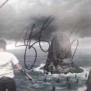 LP - The Amity Affliction - Let The Ocean Take Me - Clear Blue Vinyl, Ltd Ed, Signed