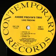 LP - The André Previn Trio - Like Previn!