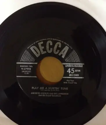 The Andrews Sisters , Guy Lombardo And His Royal Canadians - I'm On A Seesaw Of Love
