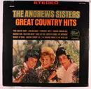 LP - The Andrews Sisters - Great Country Hits - Mono