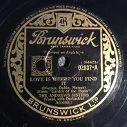 The Andrews Sisters - Love Is Where You Find It / One Two Three O'Leary