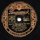 Schellack - The Andrews Sisters With Vic Schoen And His Orchestra - That's The Moon My Son / Strip Polka