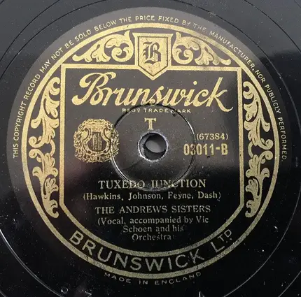 The Andrews Sisters - Down By The O-Hi-O / Tuxedo Junction
