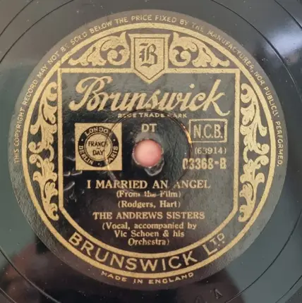 The Andrews Sisters - Pennsylvania Polka / I Married An Angel