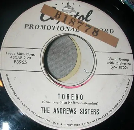 The Andrews Sisters - Sunshine