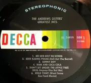 LP - The Andrews Sisters - The Andrews Sisters' Greatest Hits - Reprosessed Stereo