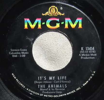 The Animals - It's My Life