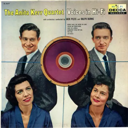 The Anita Kerr Quartet With Orchestras Conducted By Jack Pleis , Ralph Burns - Voices In Hi-Fi