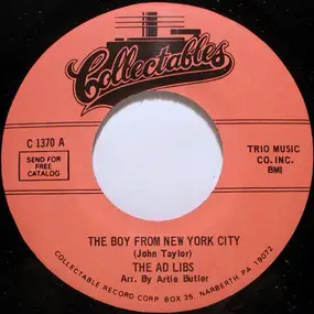 The Ad Libs - The Boy From New York City / New York's A Lonely Town