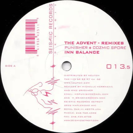 The Advent - Inn Balance Remixes