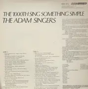 LP - The Adam Singers - The 1000th Sing Something Simple