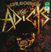 LP - The Adicts - Life Goes On - Limited Edition, Red/Black Marbled