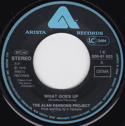 The Alan Parsons Project - What Goes Up