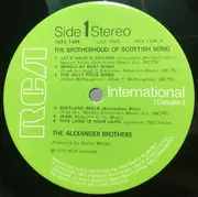 LP - The Alexander Brothers - Brotherhood of Scottish Song