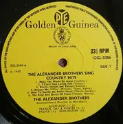 LP - The Alexander Brothers - The Alexander Brothers Sing Country Hits