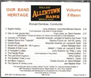 CD - The Allentown Band , Ronald Demkee - Our Band Heritage Volume Fifteen