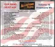 CD - The Allentown Band , Ronald Demkee - Our Band Heritage Volume Sixteen